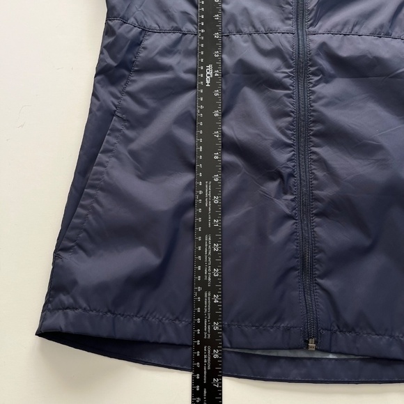 Columbia Unisex Kids Rain Jacket Sz XL 18-20 Navy Blue Windbreaker Light Hooded - Picture 4 of 11